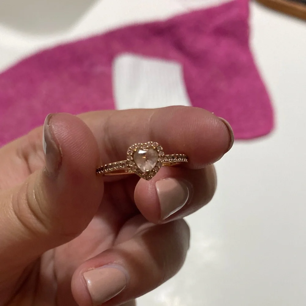 Pandora Gold Heart Ring - Picture 3 of 3